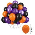 thumbnail image 1 of Party Balloons Set, 30-Count 12-Inch Black Purple Confetti Balloons for Themed Events and Birthday Celebrations, with Ribbon for Easy Decoration, Suitable for Helium or Air Inflation, 1 of 8