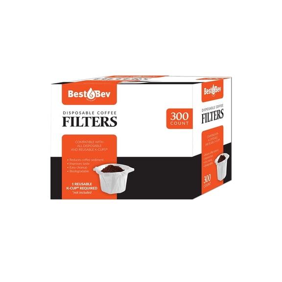 Party Bargains Disposable K-cup Coffee Paper Filters for Keurig Single Serve Filter | Pack of 300