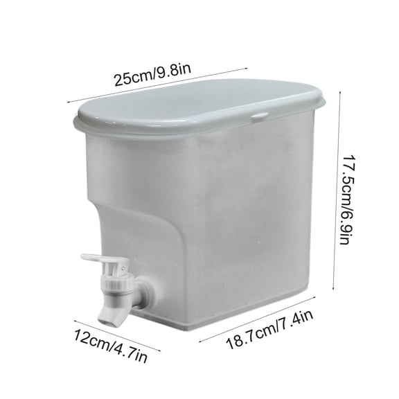 Party Beverage Dispenser with Tap, Cold Drink Container with Filter, Large Capacity Juice Dispenser, Portable Drink Pitcher for BBQ Picnic, Summer Beach Gathering and Iced Tea Beverage Serving