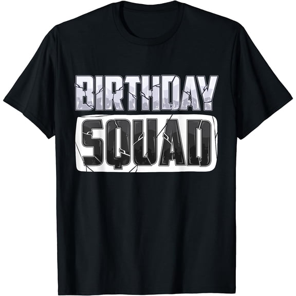 Party Birthday shirt for Boys Men Birthday Squad T-Shirt