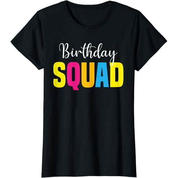 Party Birthday shirt for girls Women Birthday Squad T-Shirt