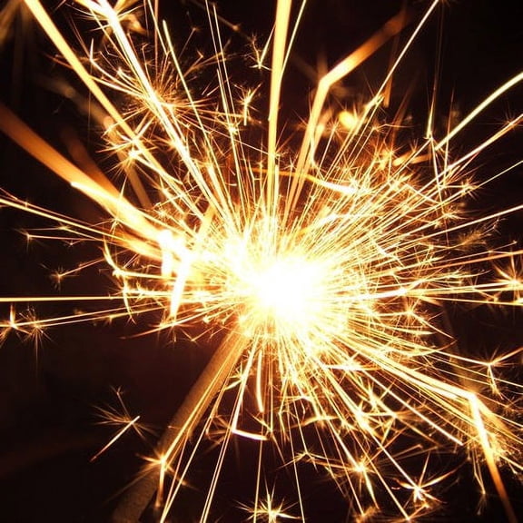 Party Brands Dollaritem Gold Wire Sparklers Birthday Party Supplies Decorations, 12 Pack of 6