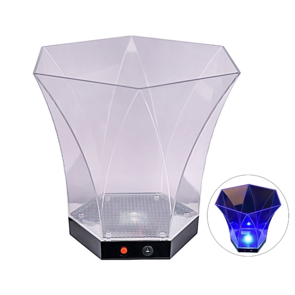 Party Bucket Battery Powered 6L Large Capacity Ice Container with Changing Lights Ice Bucket for