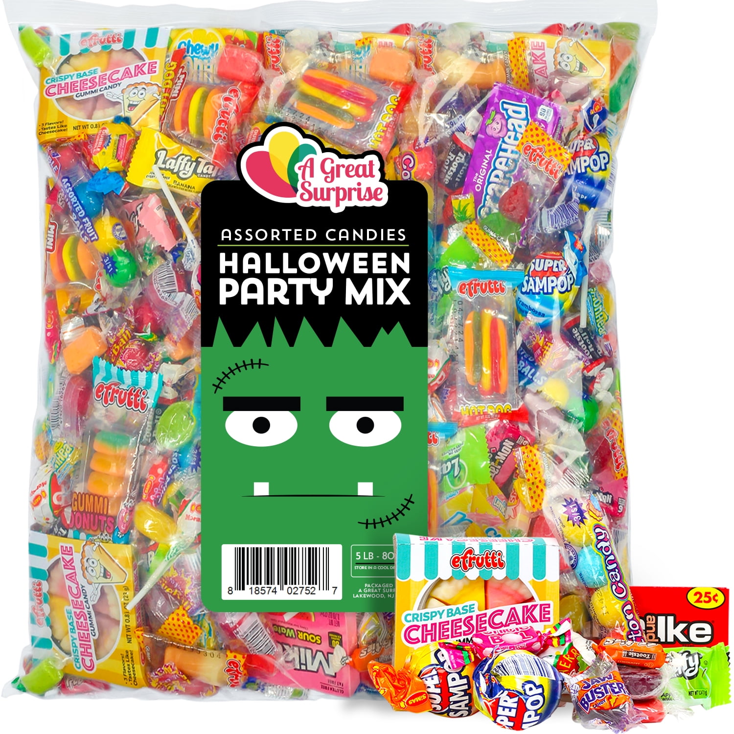 Party Bulk Candy Assorted Halloween Mix 5 Pounds Individually