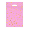 thumbnail image 1 of Party Candy Bags, Pink Gold Star Pattern, 10 Pack, for Birthday Party Treat Favor, 1 of 6