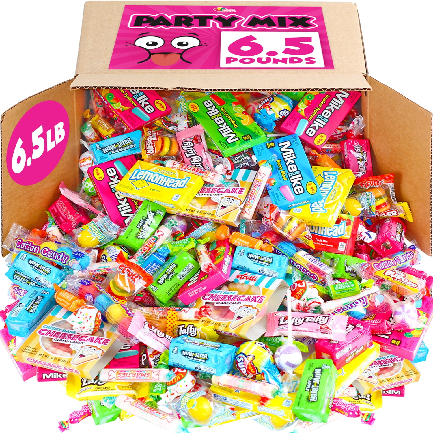 Holiday Party Candy Bulk - 6.5 Pounds - Assorted Pinata Mix - A Great Surprise - Parade Goodie Bag Variety Pack