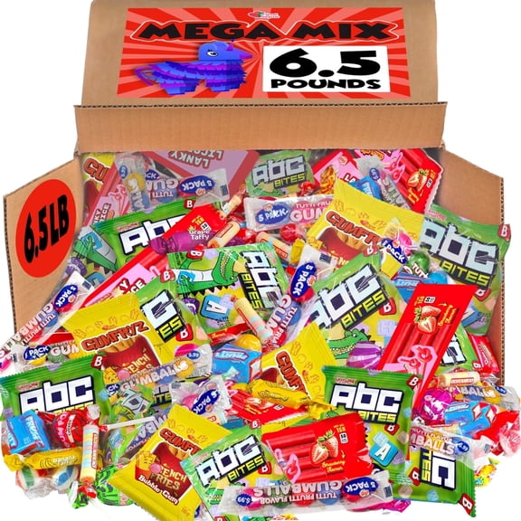 A Great Surprise Assorted Easter Candy Mix, 6.5 lb Bulk Individually Wrapped Candy Variety Pack for Easter Egg Fillers, Piatas, Goodie Bags & Party Favors