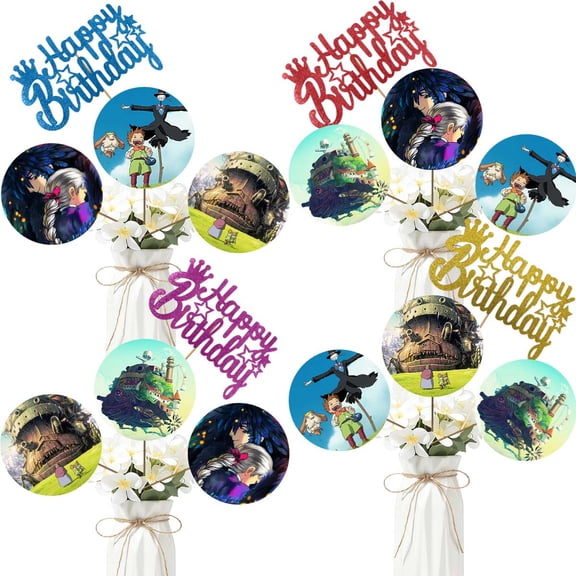 Party Centerpieces Howl's Moving Castle Decoration Table Toppers Photo Props Booth Center Piece Decor Birthday Party Supplies
