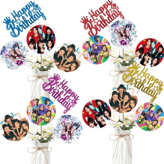 Party Centerpieces New Jeans Decoration Table Toppers Photo Props Booth Center Piece Decor Birthday Party Supplies