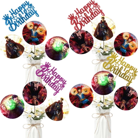 Party Centerpieces Strange Doctor Decoration Table Toppers Photo Props Booth Center Piece Decor Birthday Party Supplies