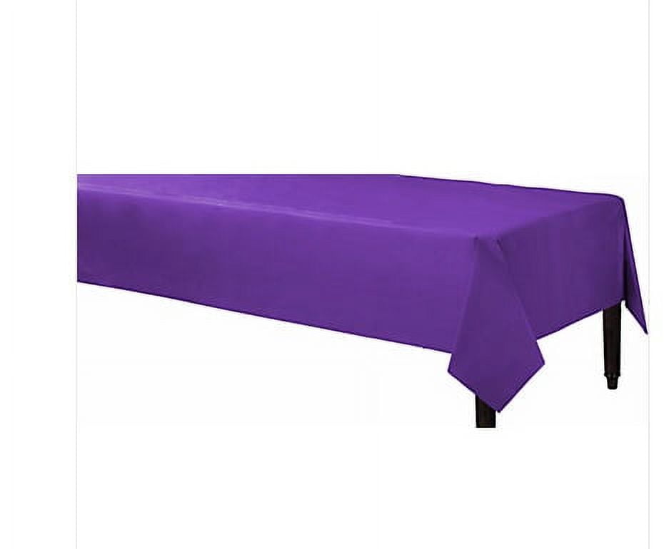 Party Central 250' Purple Disposable Banquet Party Table Cloth Roll