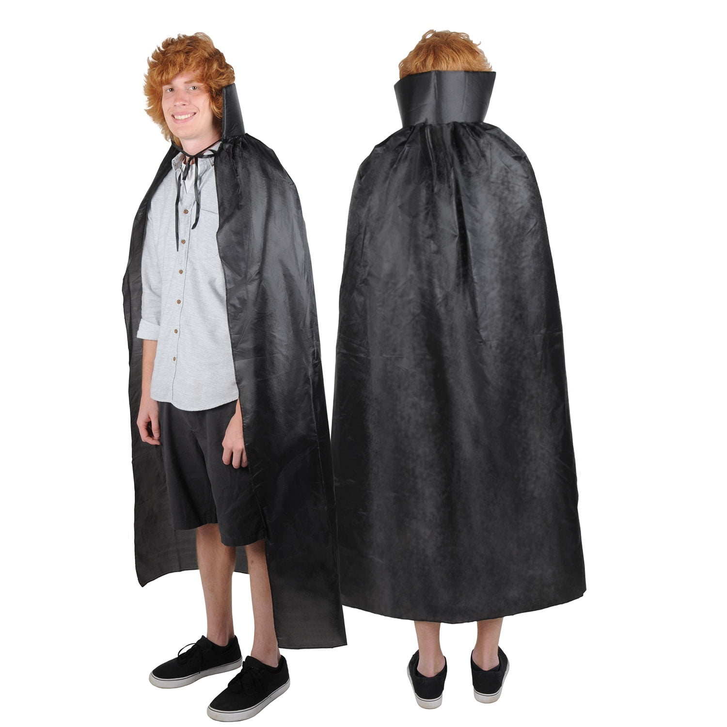 Party Central Club Pack of 12 Black Magician's Cape Adult Men's ...