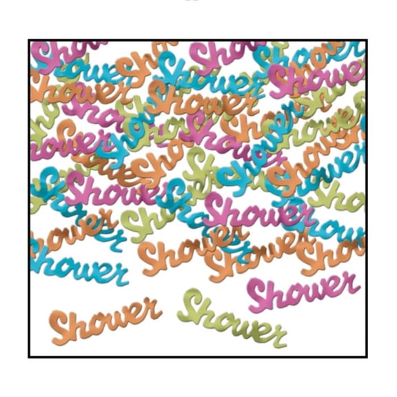 Club Pack of 12 Blue and Purple Fanci-Fetti Shower Celebration Confetti Bags 0.5 Oz