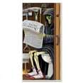 thumbnail image 1 of Party Central Club Pack of 12 Brown and Black Grim Reaper Halloween Restroom Door Covers 5', 1 of 1