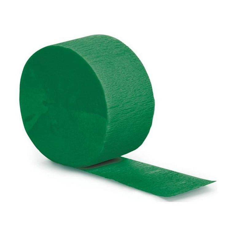 Party Central Club Pack of 12 Emerald Green Crepe Party Streamers 81