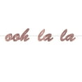 thumbnail image 1 of Party Central Club Pack of 12 Glittered Pink Textured 'Ooh La La' Streamers Party Decors 4', 1 of 1