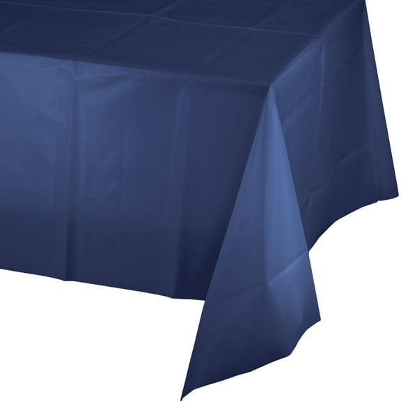 Party Central Disposable Party Table Covers - 108" - Navy Blue - Club Pack of 12
