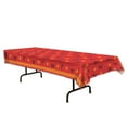 thumbnail image 1 of Club Pack of 12 Red and Black Outdoor Asian Heritage Party Table Cover 9', 1 of 2