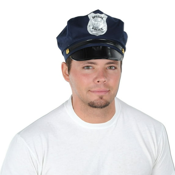 Party Central Club Pack of 12 Shield Police Hat Costume Accessories - One Size