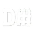 thumbnail image 1 of Party Central Club Pack of 12 White Football D-Fence Set Cutouts 21.5", 1 of 2