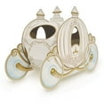 thumbnail image 1 of Party Central Club Pack of 12 White and Gold 3-D Cinderella Pumpkin Carriage Centerpieces 11", 1 of 1