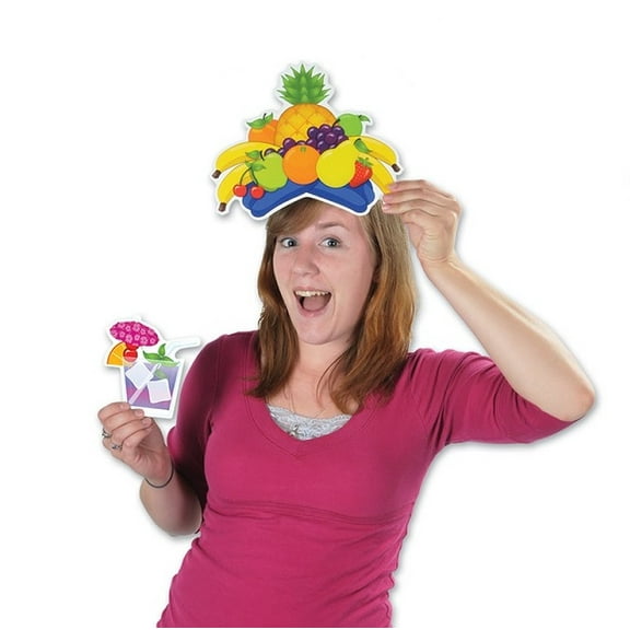 Party Central Club Pack of 144 Multi-Color Tropical Hawaiian Luau Fun Photo Signs 18.25"