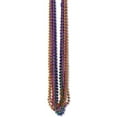 thumbnail image 1 of Party Central Club Pack of 144 Vibrantly Colored Mardi Gras Round Beaded Necklace Party Favors 33'', 1 of 2
