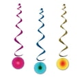 thumbnail image 1 of Party Central Club Pack of 18 Multi-Color Summer Flower Luau Spiral Whirls 40", 1 of 2