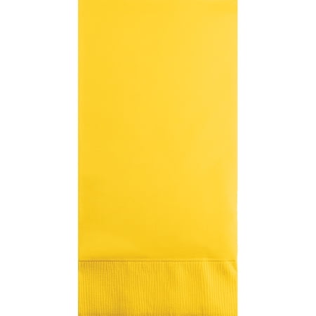 Party Central 3-Ply Disposable Party Guest Napkins - 8" - Pineapple Yellow - Club Pack of 192