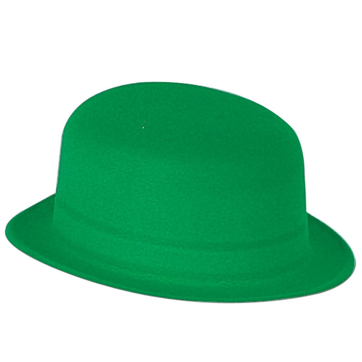 Party Central Club Pack of 24 Green Solid St. Patrick's Day Derby Hat Costume Accessories - One Size