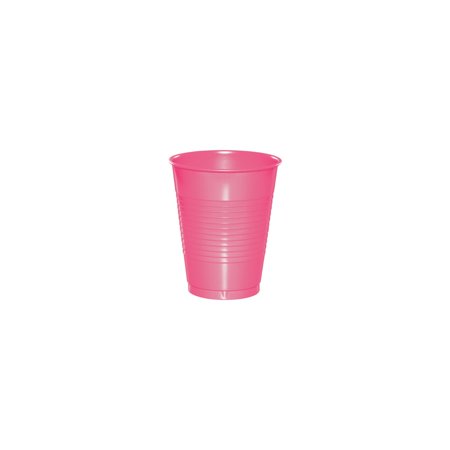 Party Central Disposable Drinking Party Tumbler Cups - 16oz. - Candy Pink - Club Pack of 240