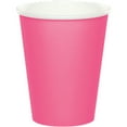 thumbnail image 1 of Party Central Disposable Paper Drinking Party Tumbler Cups - 9oz. - Cotton Candy Pink - Club Pack of, 1 of 1