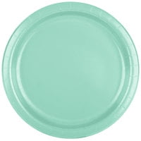 Party Central Club Pack of 240 Mint Green Contemporary Durable Dinner Plates 9"