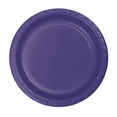 Party Central Disposable Paper Party Banquet Dinner Plates - 9" - Purple - Club Pack of 240
