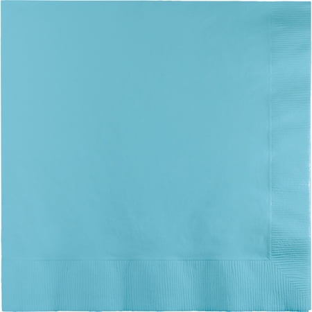 Party Central Club Pack of 250 Pastel Blue Solid 3-Ply Disposable Dinner Napkins 8.75"