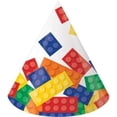 thumbnail image 1 of Party Central Club Pack of 48 Bold Multicolor Birthday Block Child-Sized Party Hat 6.5", 1 of 1