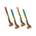 thumbnail image 1 of Party Central Club Pack of 48 Multicolor Block Birthday Blowout Party Favor Noisemakers 3.75", 1 of 1