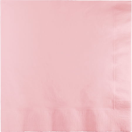Party Central 2-Ply Disposable Beverage Napkins - 4.5" - Pink - Club Pack of 600