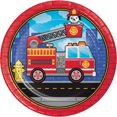 thumbnail image 1 of Party Central Flaming Fire Disposable Party Dinner Plates - 8.75" - Club Pack of 96, 1 of 1
