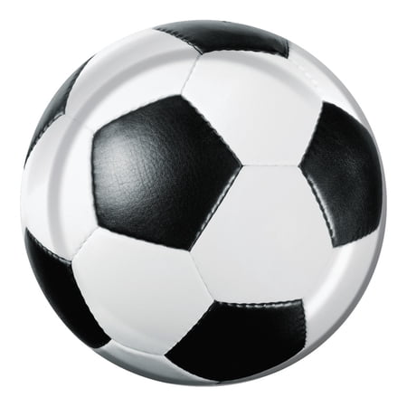Party Central Sports Fanatic Soccer Disposable Paper Party Lunch Plates - 7" - Club Pack of 96