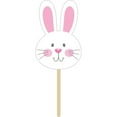 thumbnail image 1 of Party Central Easter Bunny Party Favor Wooden Picks - 5.75" - Club Pack of 600, 1 of 2