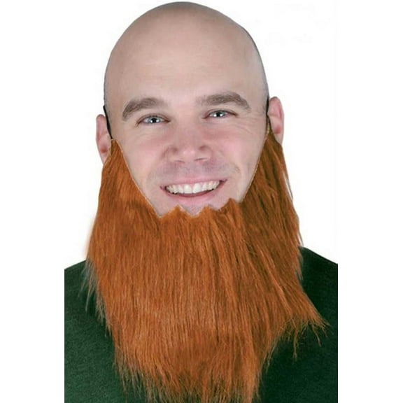Party Central Pack of 12 Brown Traditional Men Adult Halloween Beard Costume Accessories 12.75"