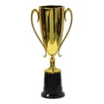 thumbnail image 1 of Party Central Pack of 6 Metallic Gold and Black Trophy Cup Sports Award Party Favor Statuettes 8.5", 1 of 2