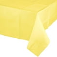 thumbnail image 1 of Pack of 6 Mimosa Yellow Disposable Banquet Party Table Covers 9', 1 of 3