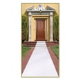 thumbnail image 1 of Party Central Pack of 6 White Wedding Carpet Runner Party Decorations 2' x 15', 1 of 2