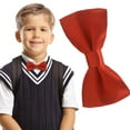 thumbnail image 1 of Party Children'S Bow Tie, Red - Visland 6Pcs Kids Bow Ties Colorful Adjustable Ties for Photography Performance Birthday Random Colors - 1 Tie, 1 of 9