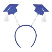 Party City Graduation Cap Blue Headboppers - 24 Count