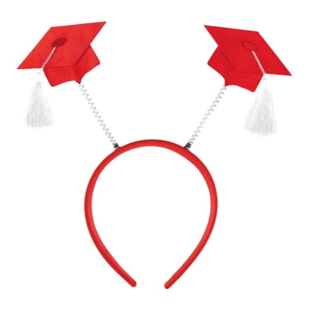 Party City Graduation Cap Red Headbopper 24 Count