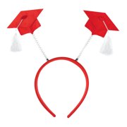 Party City Graduation Cap Red Headbopper 24 Count