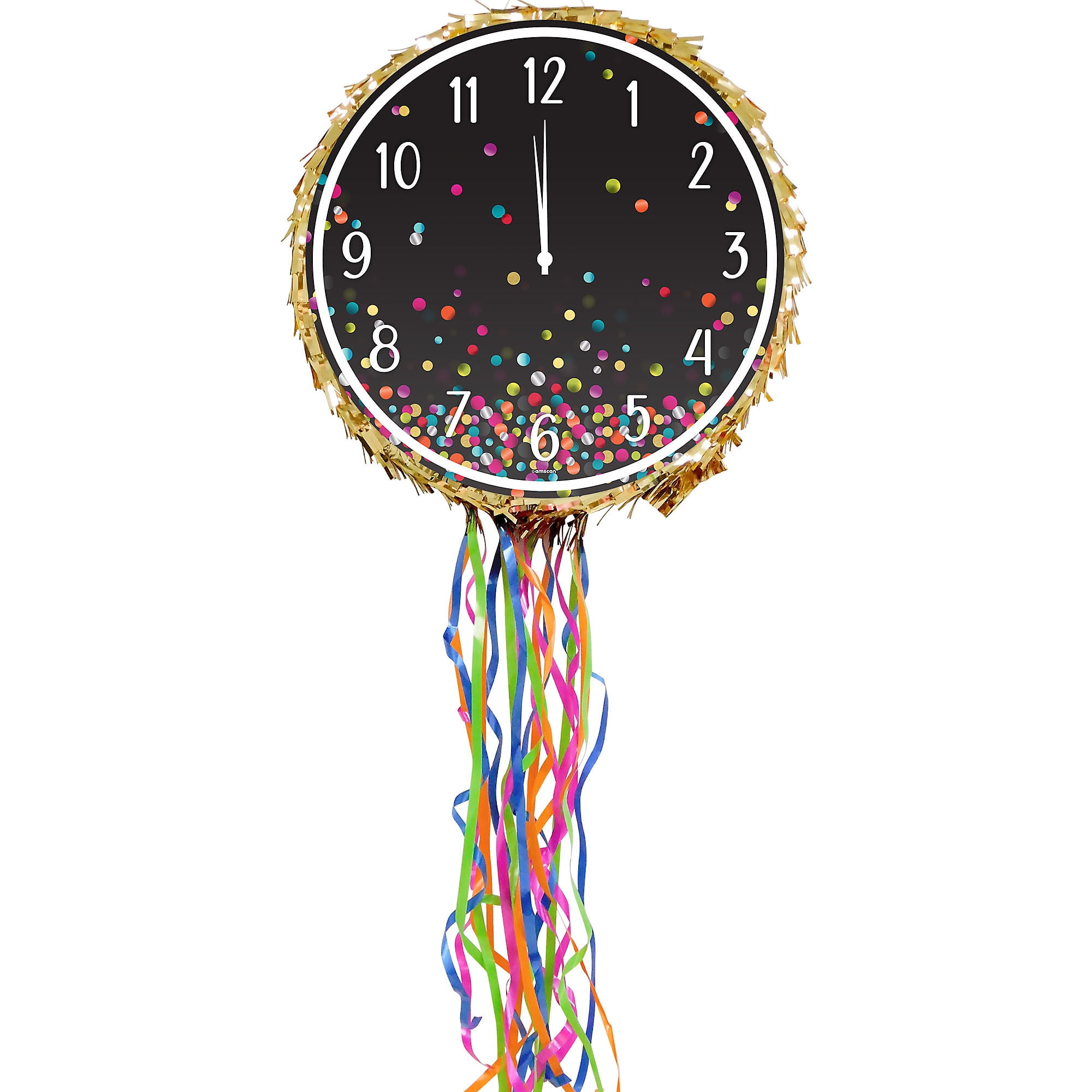 Red Ribbon Pull String Party City New Year’s Eve Ribbon Pull String Pinata, Party Supplies, 17 ...